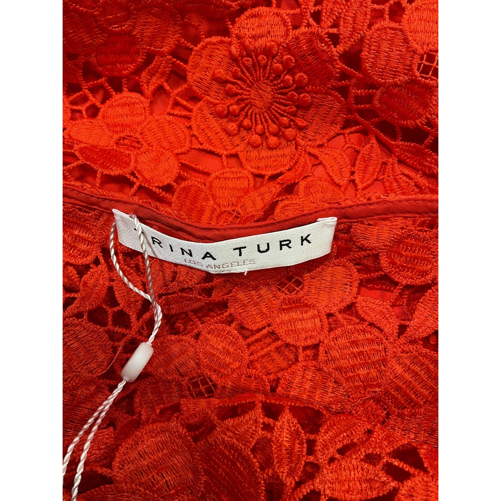 Trina Turk 'Sun' Red Polyester Dress Size 6 - NWT