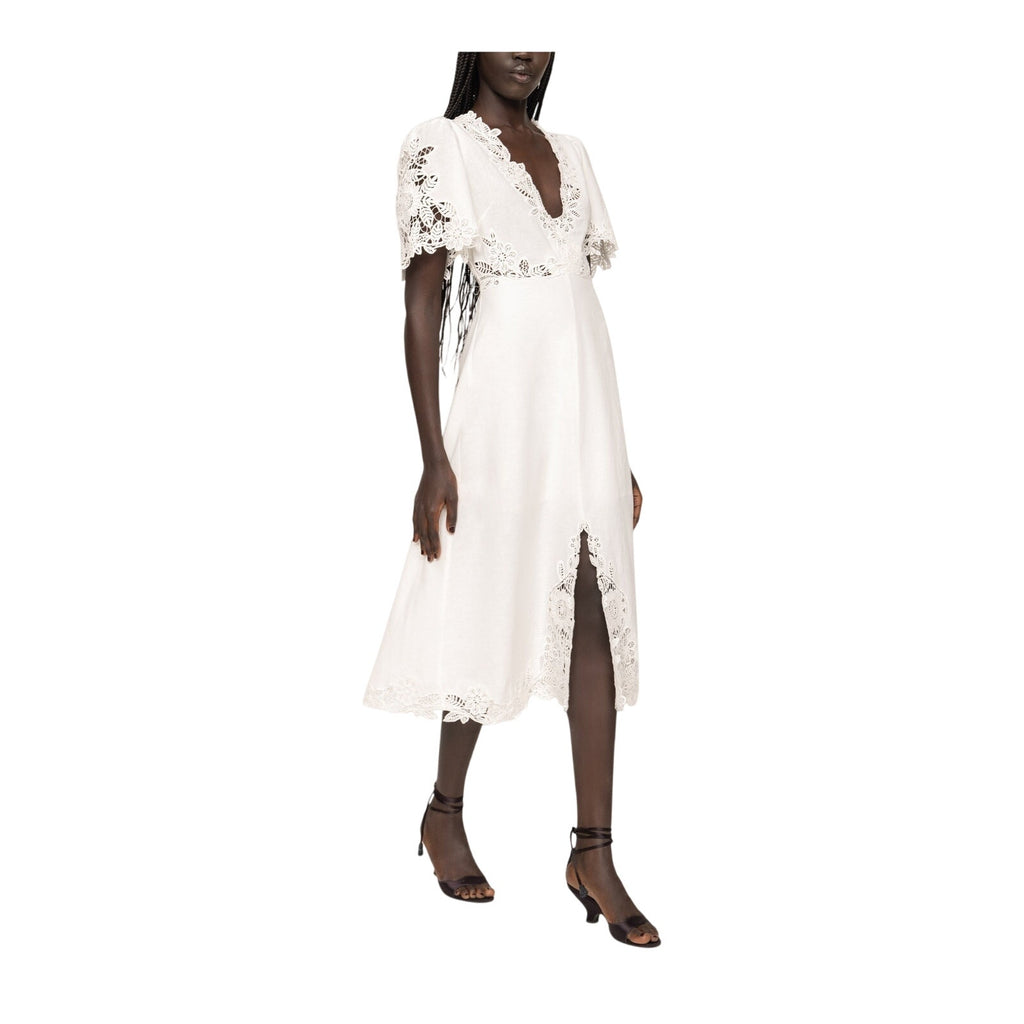 Sea New York 'Marcella' White Cotton Dress Size 2