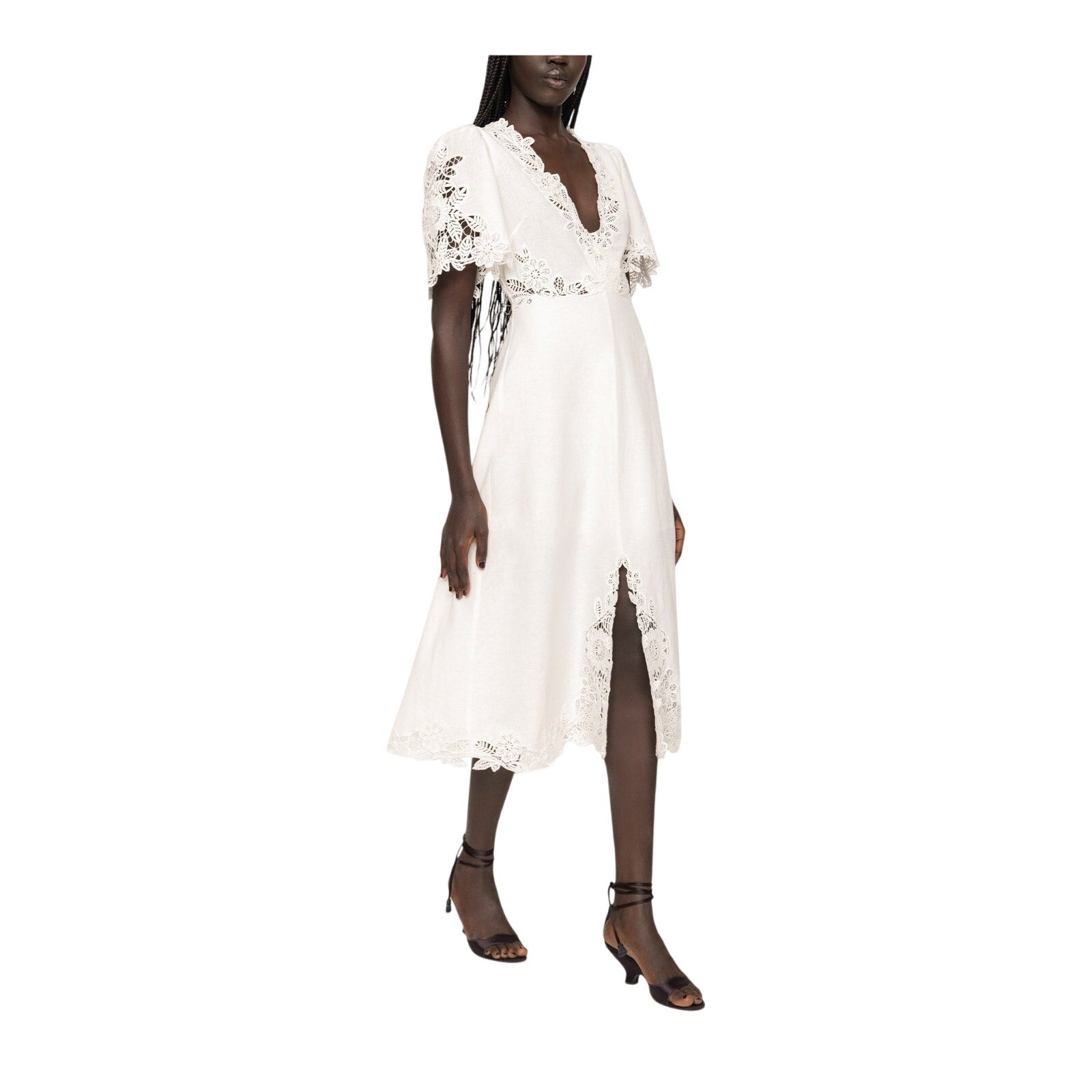 Sea New York 'Marcella' White Cotton Dress Size 2