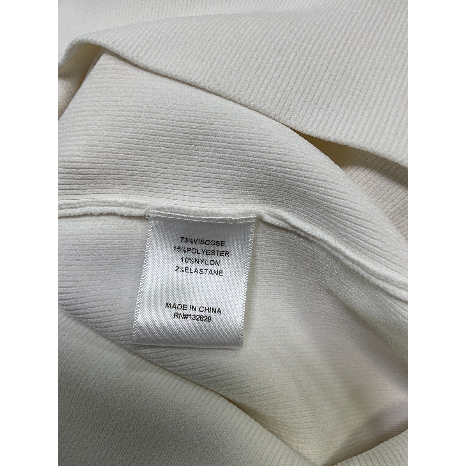 Helsa 'Teva' White Knit Dress Size M