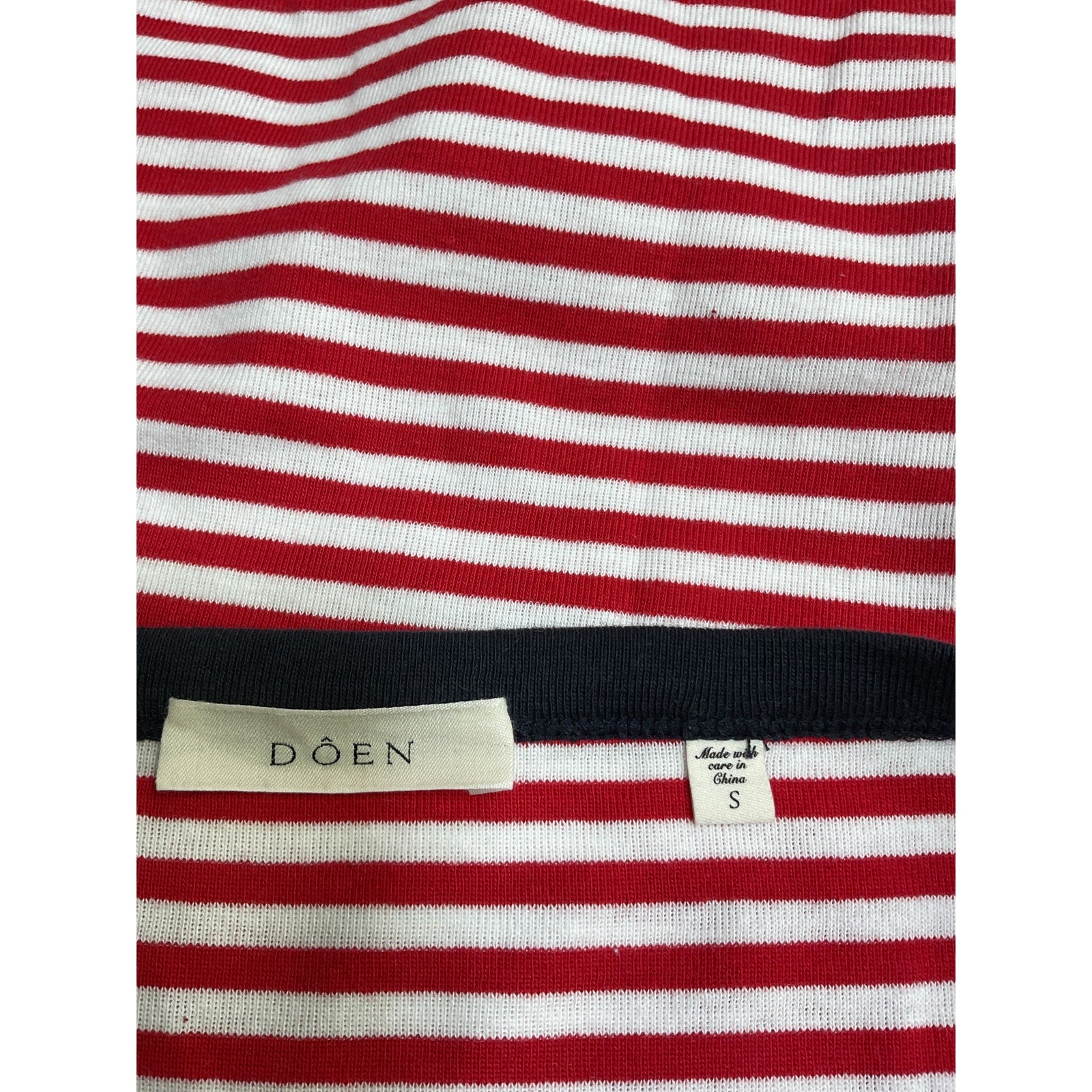 D�en 'Andrea' Red Cotton Tank Top Size S