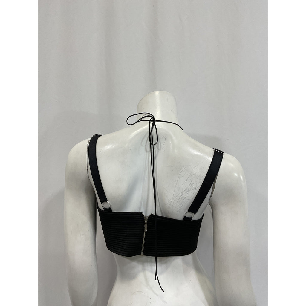 Anna October 'Cecile' Black Viscose Top Size XS
