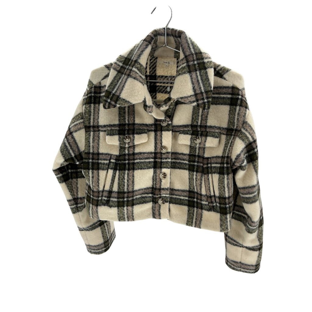 Tularosa 'Josie' Cream Polyester Coat Size S