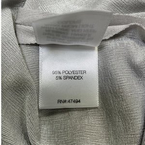Norma Kamali Cropped Gray Turtleneck Top Size S