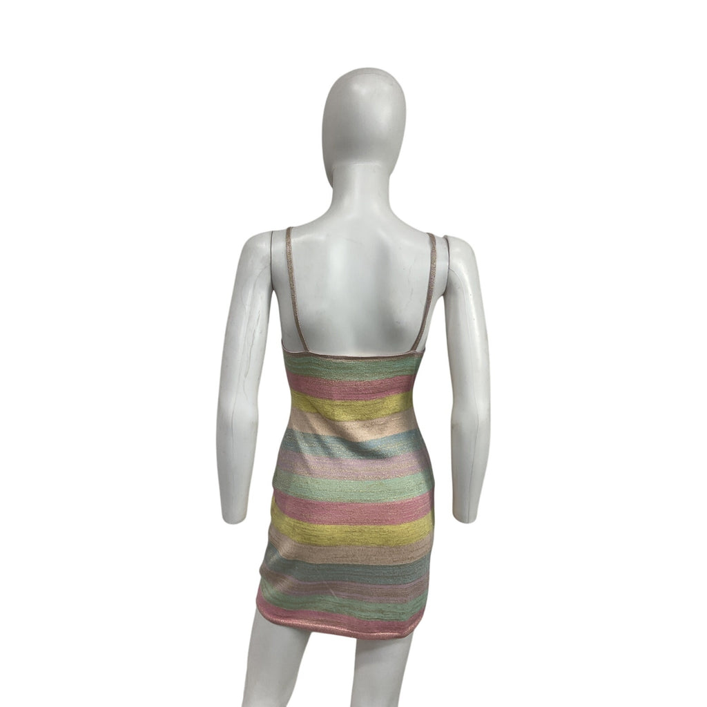 Loveshackfancy 'Lessie' Pink Cotton Knit Mini Dress Size XS