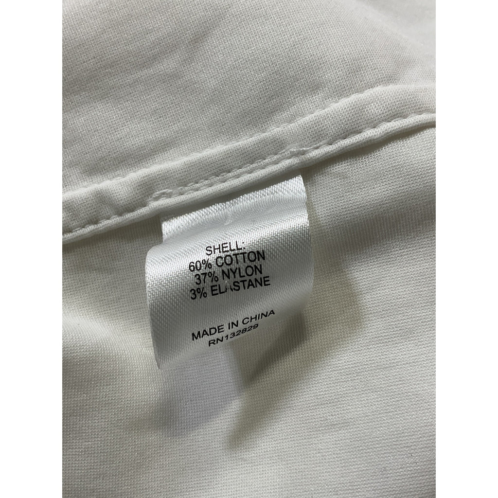 L'Academie 'Khloe' White Off Shoulder Mini Poplin Dress Size M