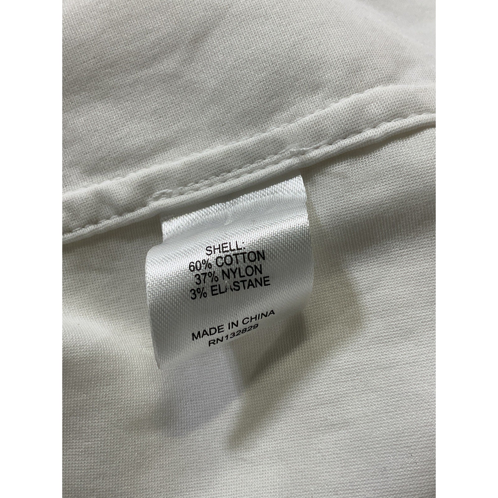L'Academie 'Khloe' White Off Shoulder Mini Poplin Dress Size M