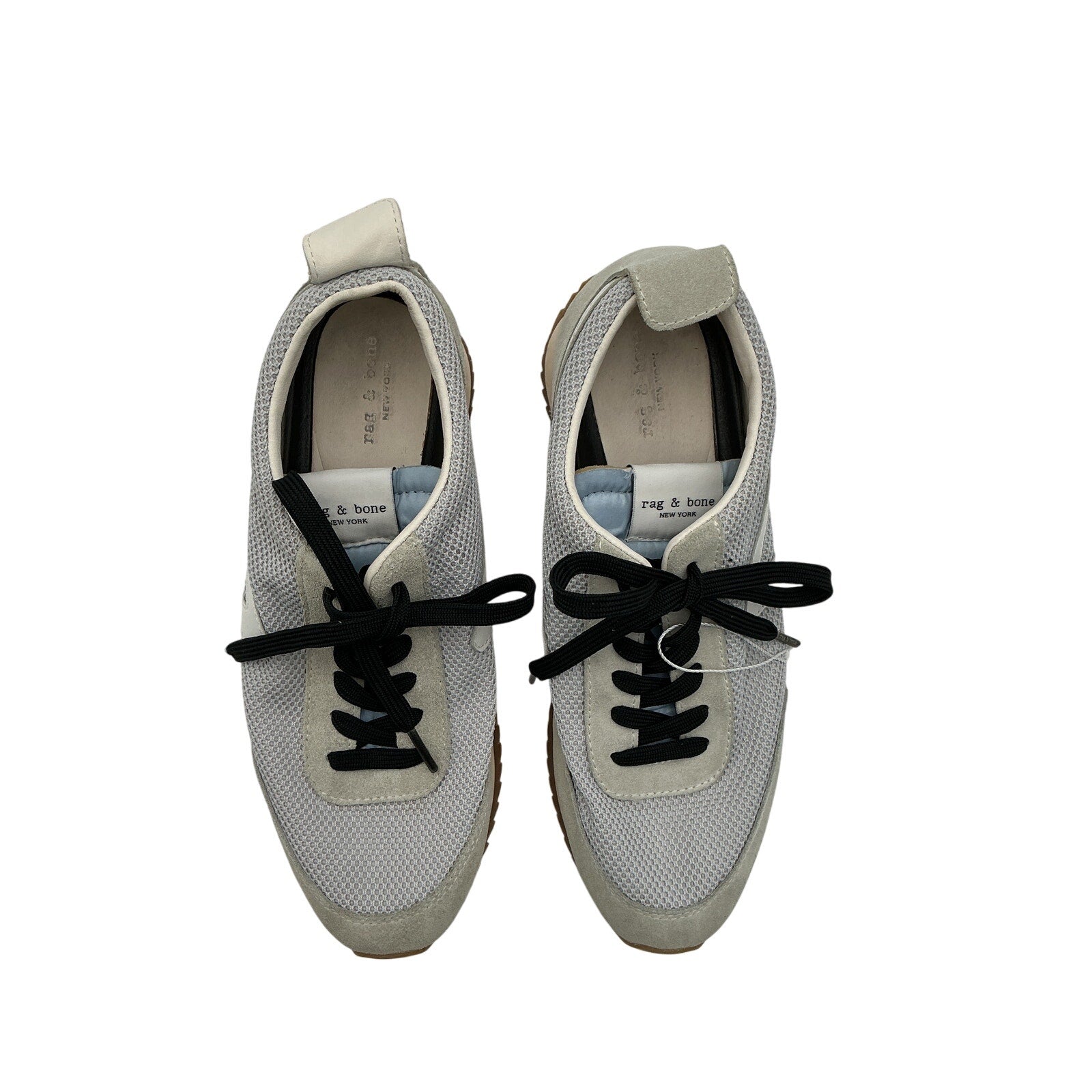 Rag & Bone 'Retro' Grey Polyester Runner Sneaker Size 8