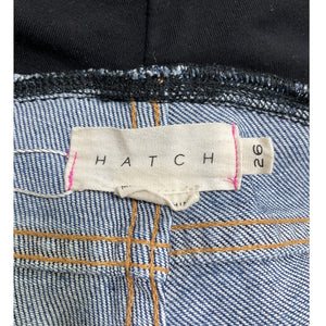 Hatch Classic Blue Over The Bump Straight Maternity Denim Jeans Size 26