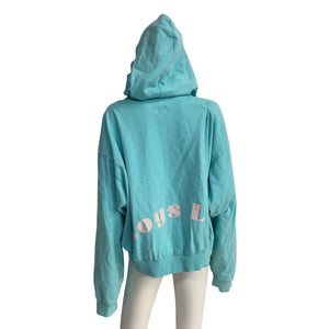 Boys Lie Oversized Turquoise Truth Hoodie Size OS
