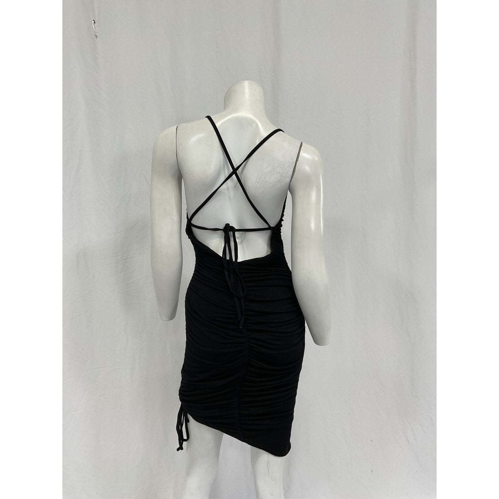 Majorelle 'Janice' Black Rayon Mini Dress Size S