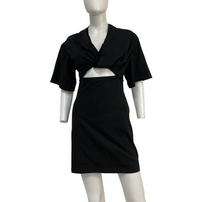 Jacquemus Cutout Black Bahia Dress Size S