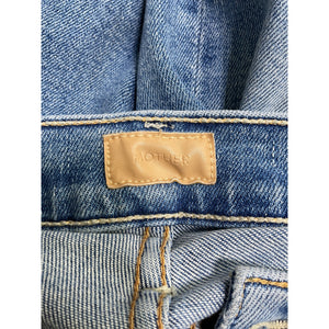 Mother High Waisted Rider Blue Cotton Skimp Denim Jean Size 25
