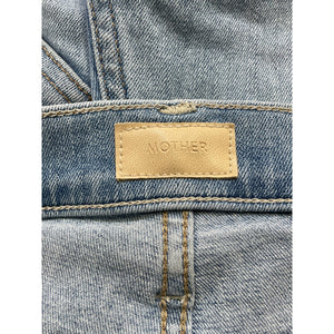 Mother High Rise Skinny Distressed Dreamer Rider Denim Jeans Size 29