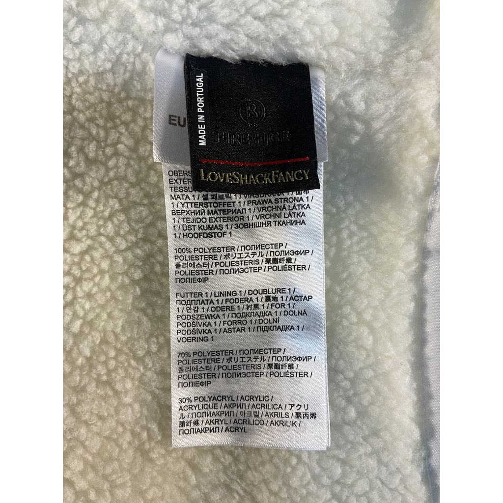 Loveshackfancy 'Arian' White Floral Fleece Neck Gator Size OS