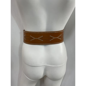 Isabel Marant 'Telma' Brown Leather Belt Size 70