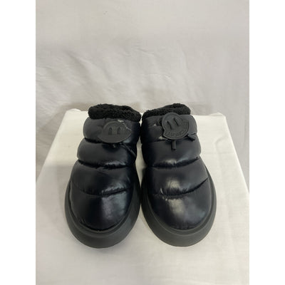 Moncler 'Gaia' Puffer Black Slides - Size 8