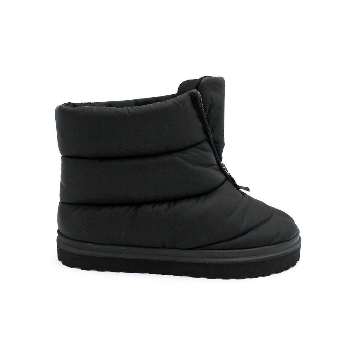 Gia Borghini Black Rubber Short Puffy Boots Size 7