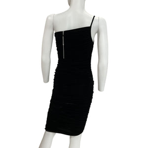 Lovers And Friends Velvet Black Milwood Midi Dress Size XS NWT