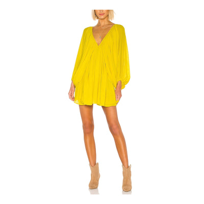 Tularosa Flowy Yellow Nola Mini Dress Size S