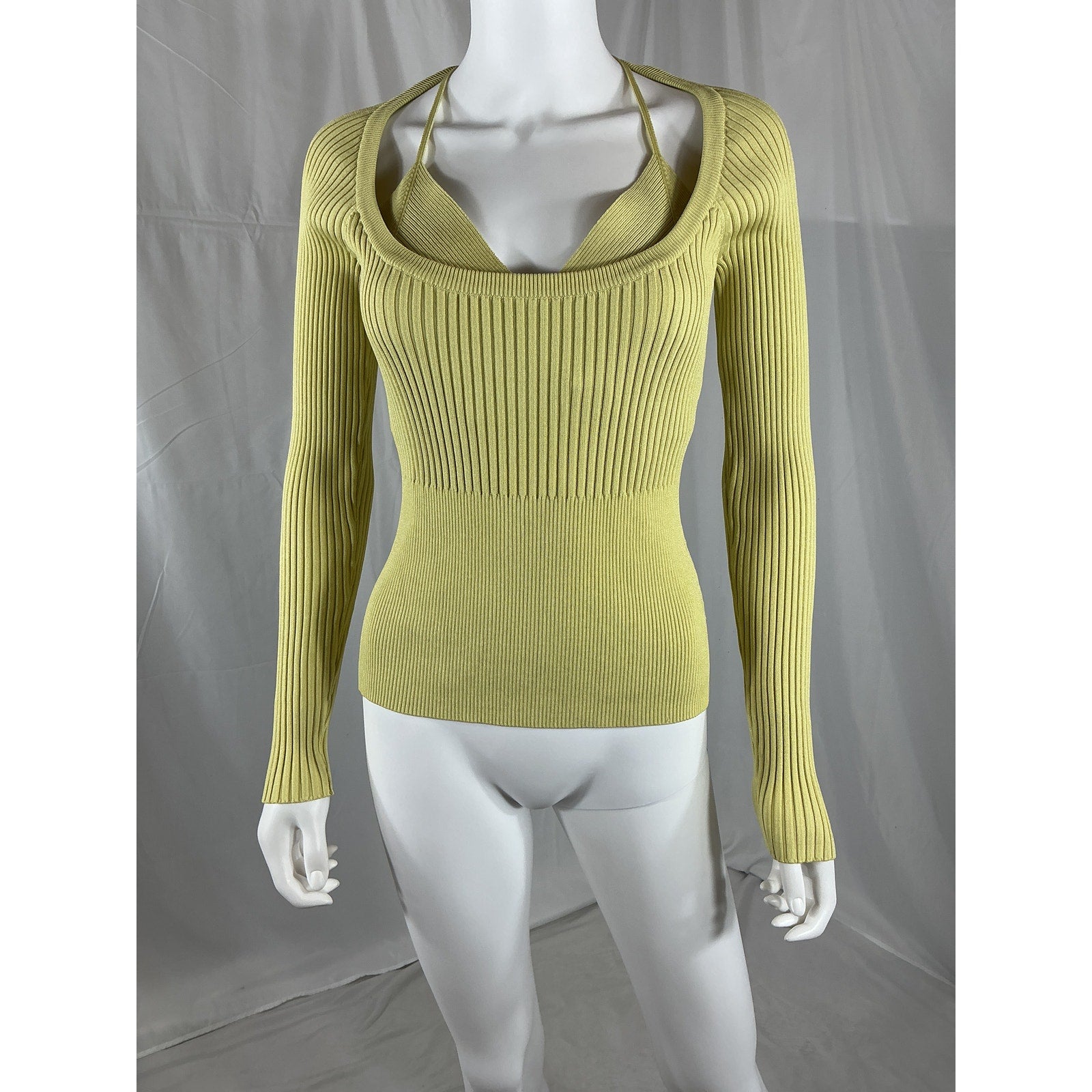 Simkhai 'Jayline' Green Rayon Scoop Neck Top Size M - NWT