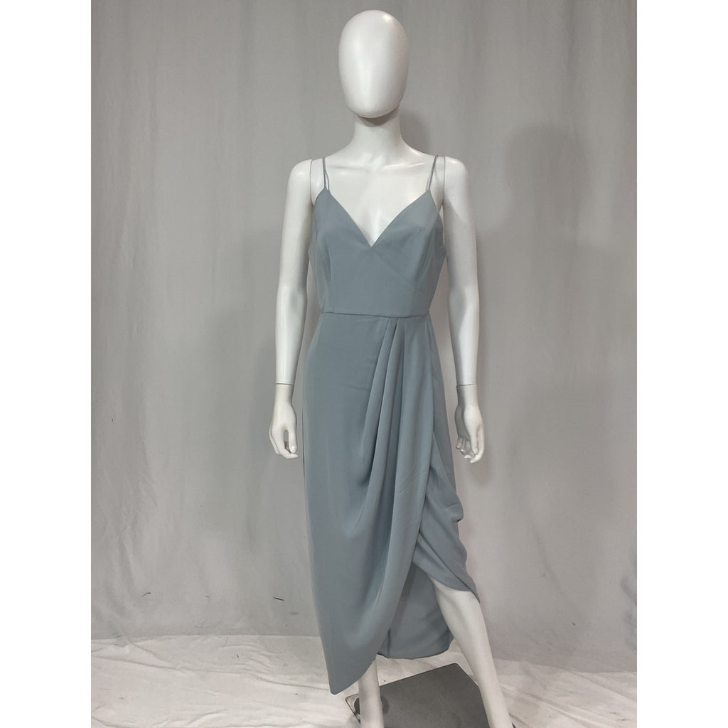 Shona Joy 'Tulip' Blue Hem Maxi Dress Size 8 - NWT