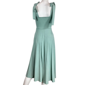 Reformation Knit Turquoise Edita Dress Size XS