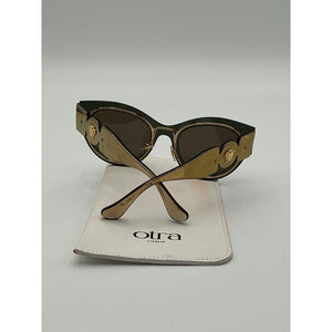 Versace '53mm' Gold Cat Eye Sunglasses Size 53 mm