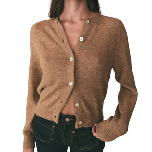 Dôen 'Petra' Brown Cardigan Size S