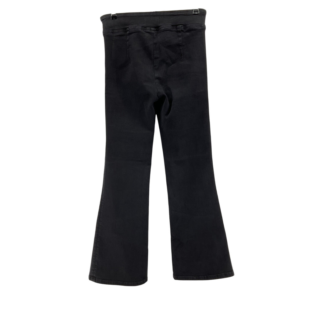 Frame Jet Set Crop Black Cotton Mini Boot Pant Size 0