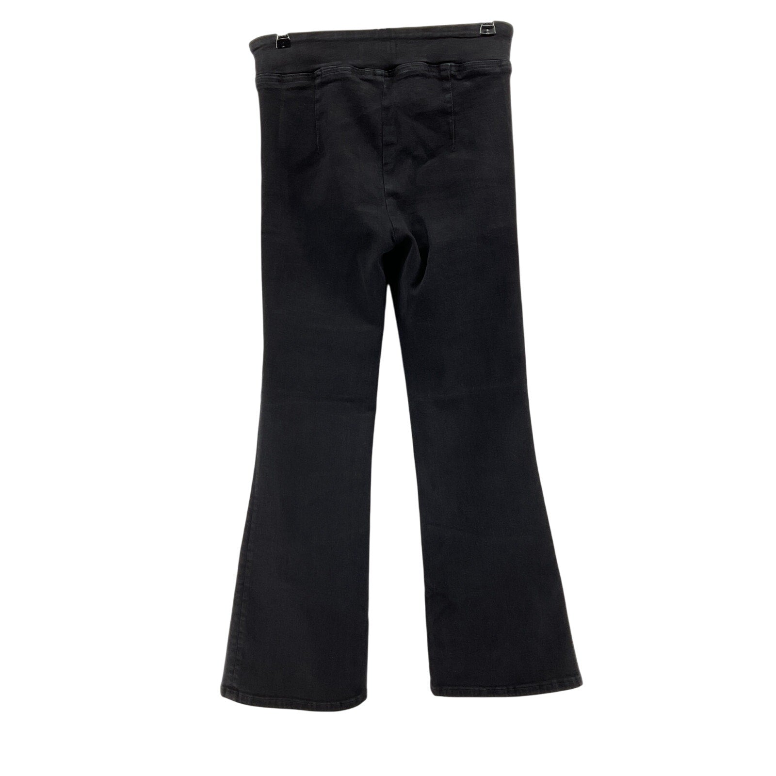 Frame Jet Set Crop Black Cotton Mini Boot Pant Size 0