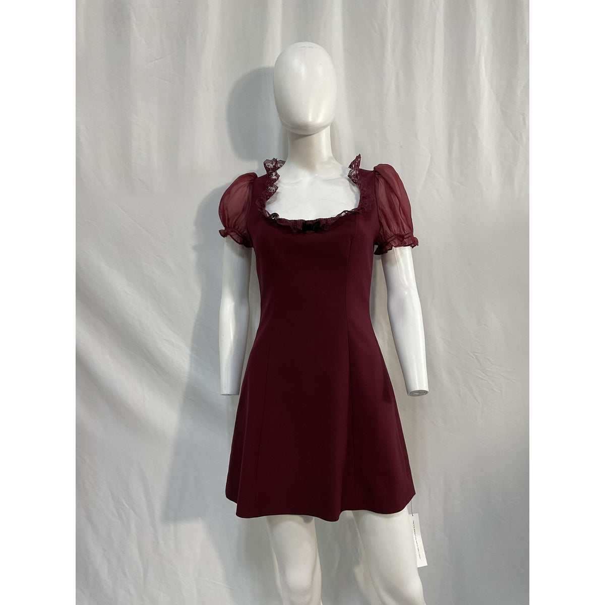 Reformation 'Bunny' Red Polyester Dress Size 2 - NWT