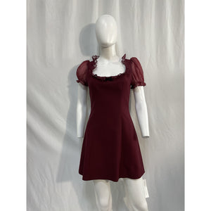 Reformation 'Bunny' Red Polyester Dress Size 2 - NWT