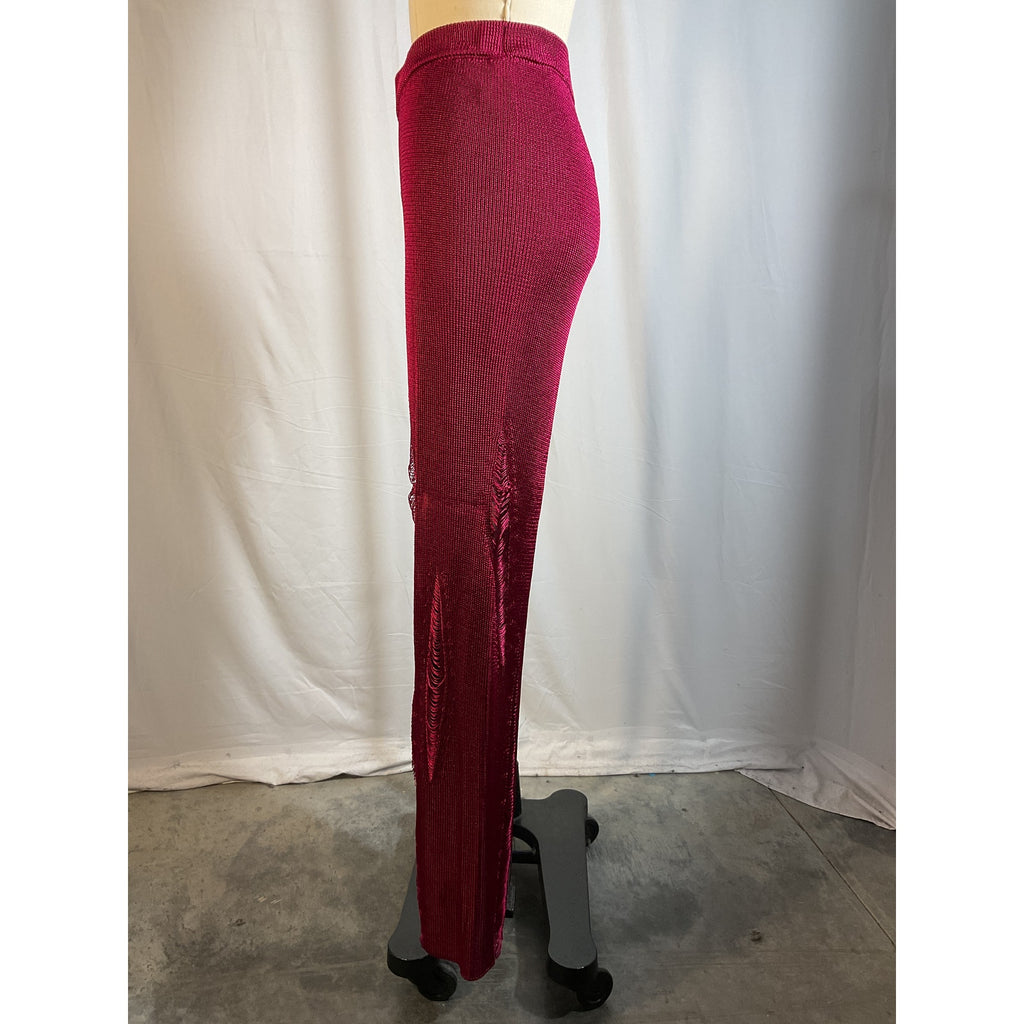 Cult Gaia 'Katana' Pink Knit Pant Size S