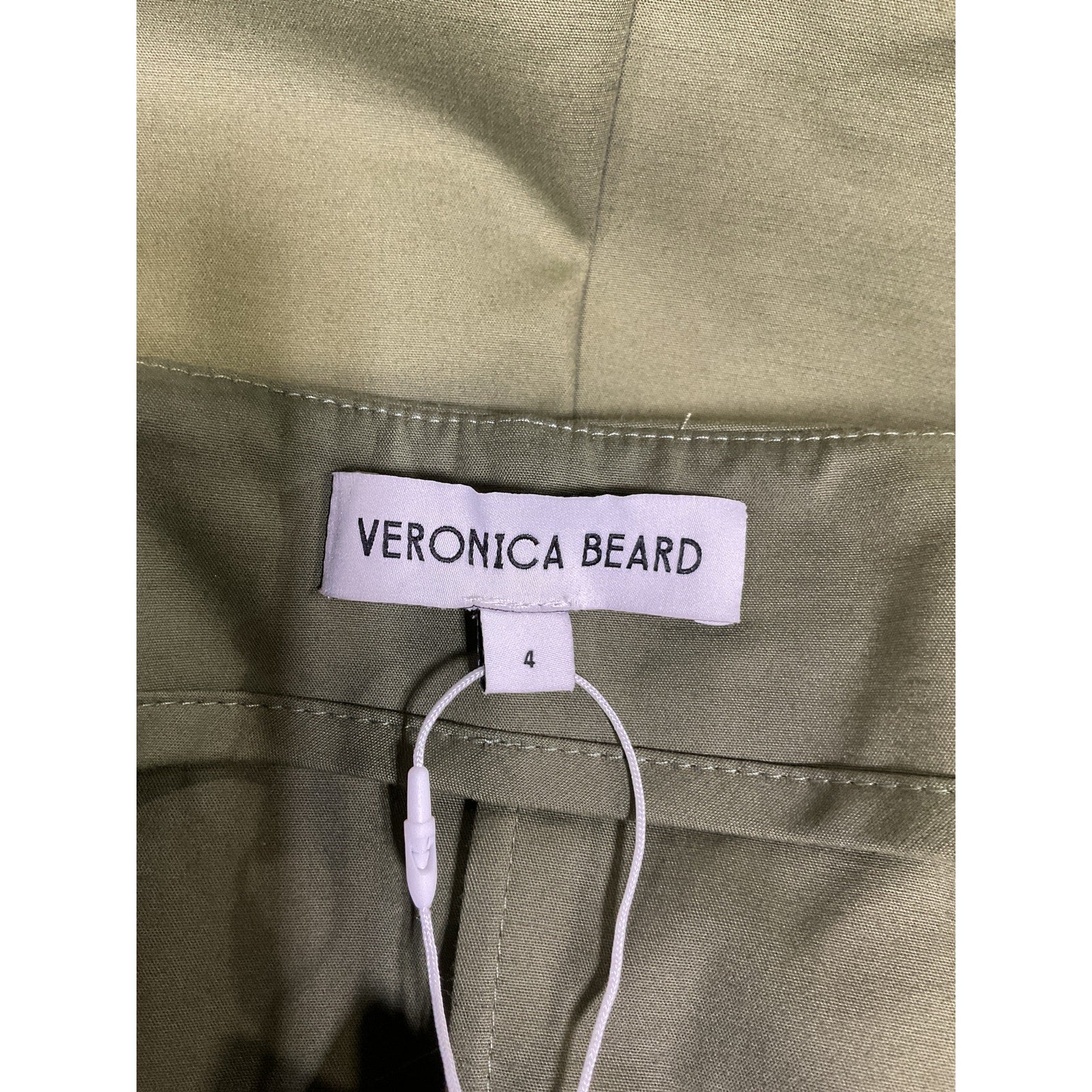 Veronica Beard 'Dallas' Green Cargo Skirt Size 4 - NWT
