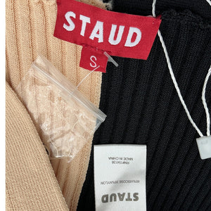 Staud Colorblock Multicolor Cargo Cardigan Size S