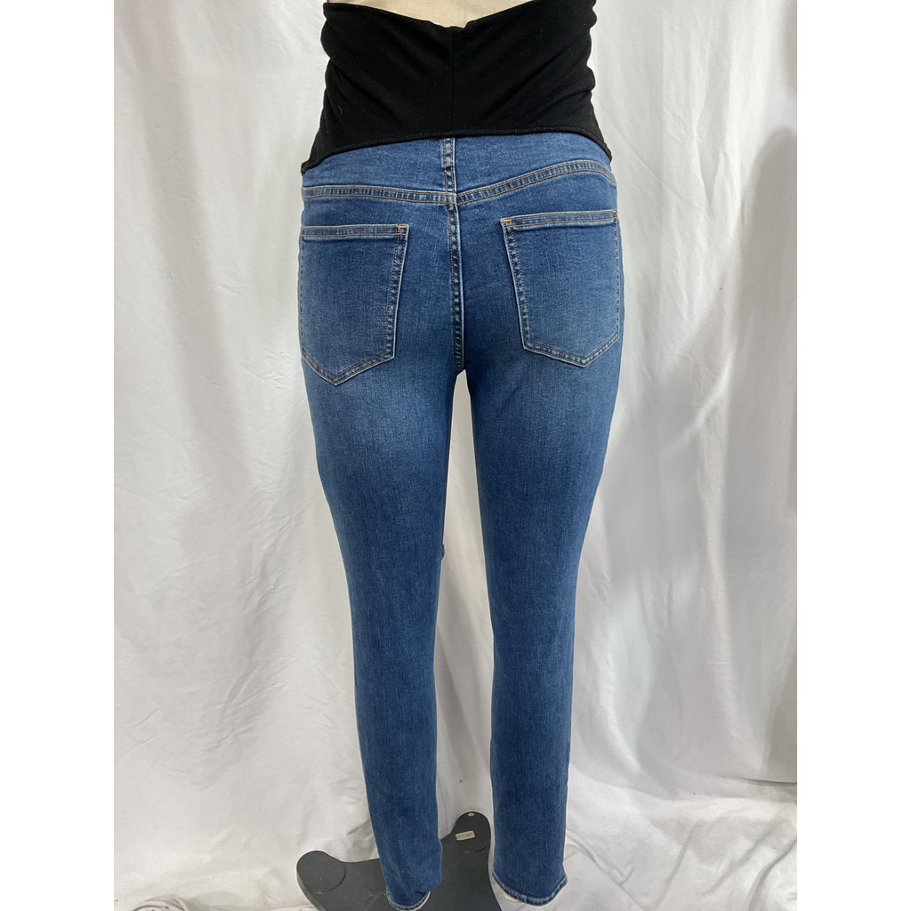 Hatch 'The Over' Blue The Bump Slim Maternity Denim Jean Size 27