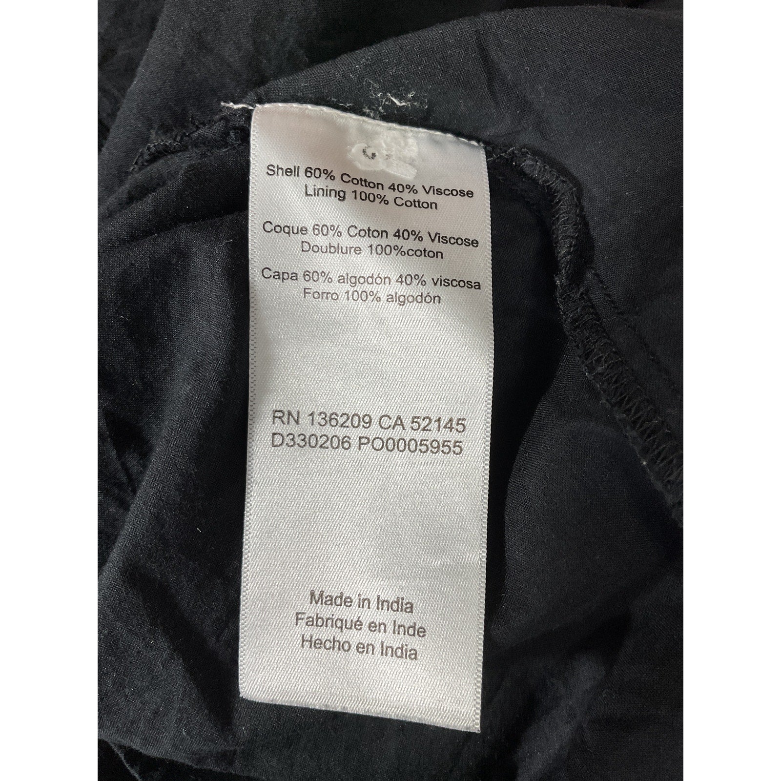 Hatch 'The Lola' Black Maternity Mini Dress Size 0