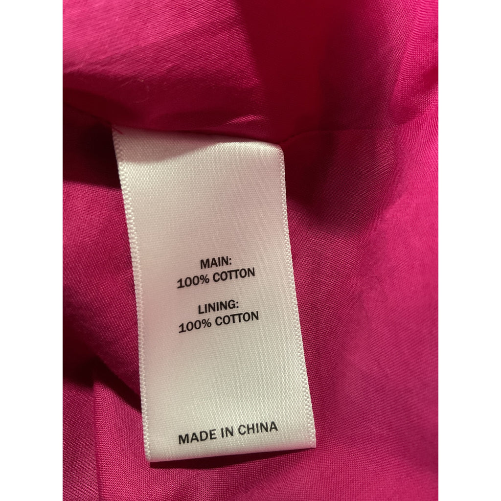 Aje 'Casabianca' Pink Cotton Braided Mini Dress Size 10