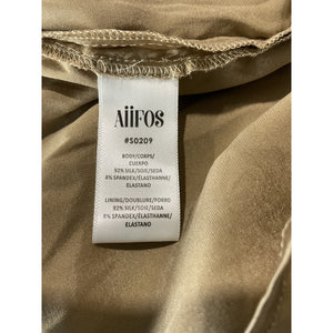 Aiifos Sleek Sand Martha Slip Dress Size XS