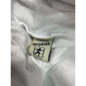 Sporty & Rich '94 Racquet Club' White Shorts Size L
