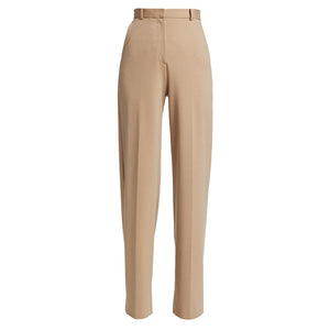 Halston Wide-Leg Tan Andy Pants Size 4