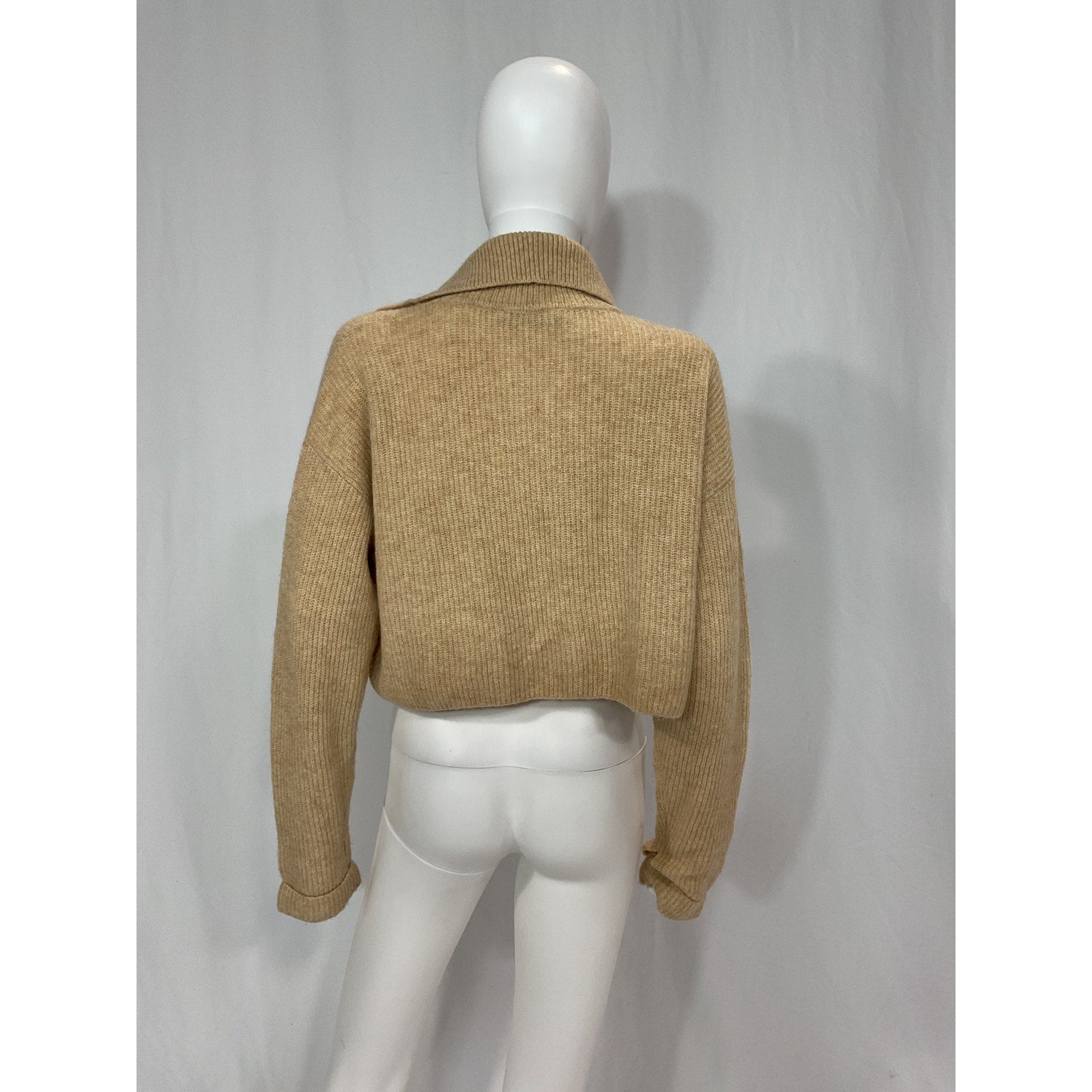 L'Academie x 'Marianna' Tan Harley Knit Pullover Size S