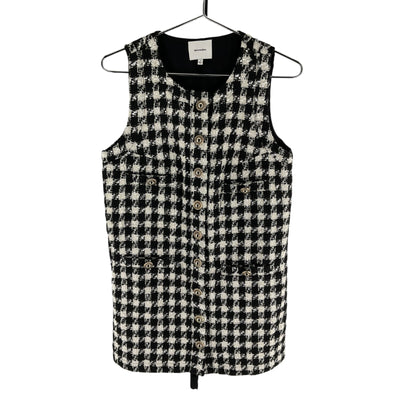 Reformation Checked Multicolor Tropez Dress Size 4
