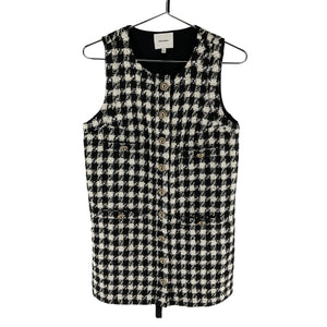 Reformation Checked Multicolor Tropez Dress Size 4