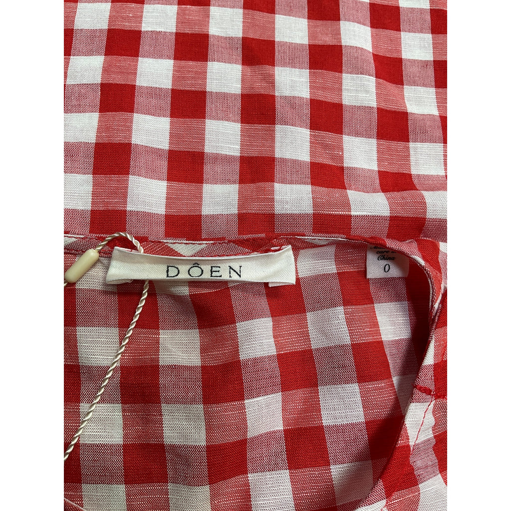 D�en 'Coralie' Red Rayon Dress Size 0 - NWT