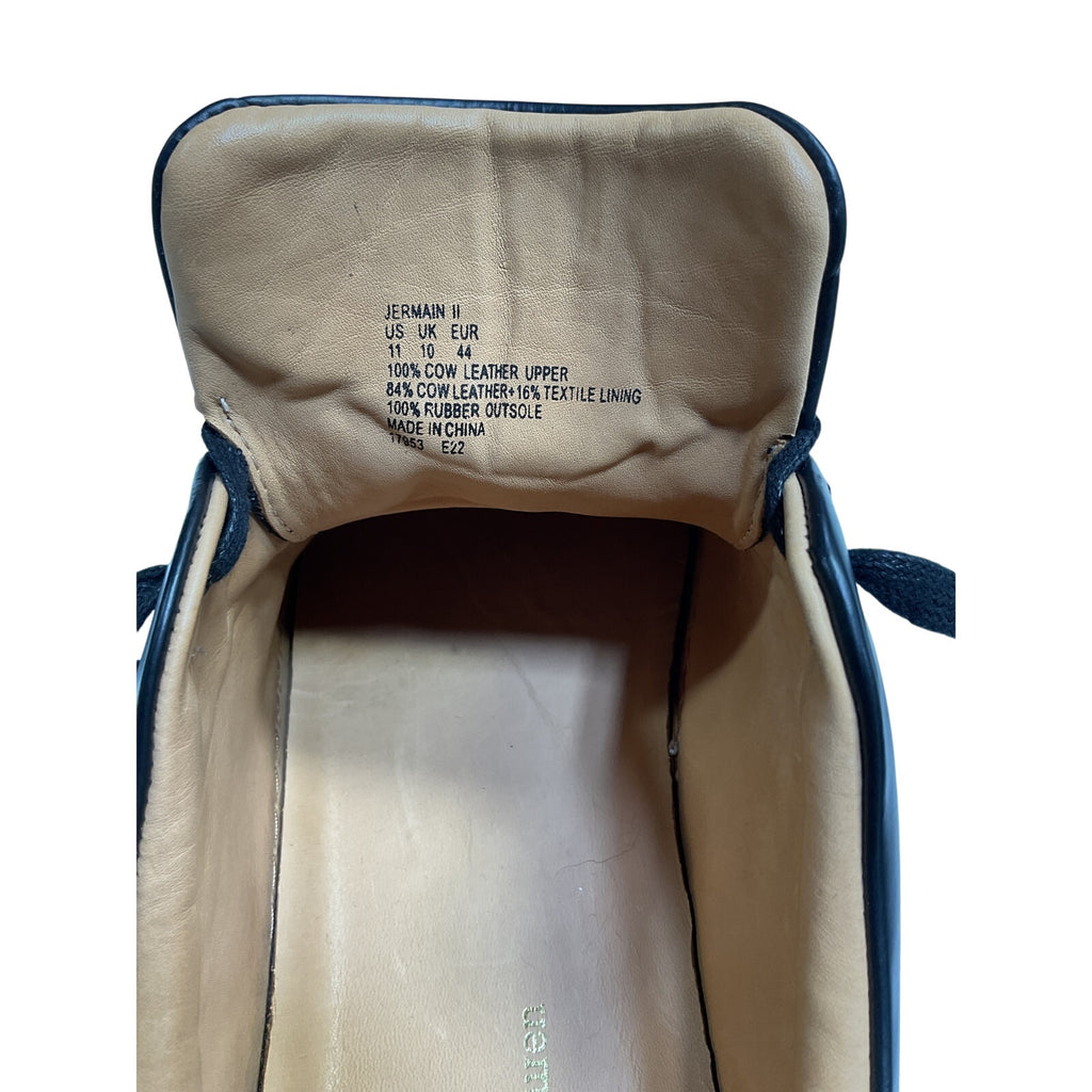 Ralph Lauren 'Jermain' Black Leather Sneaker Size 11