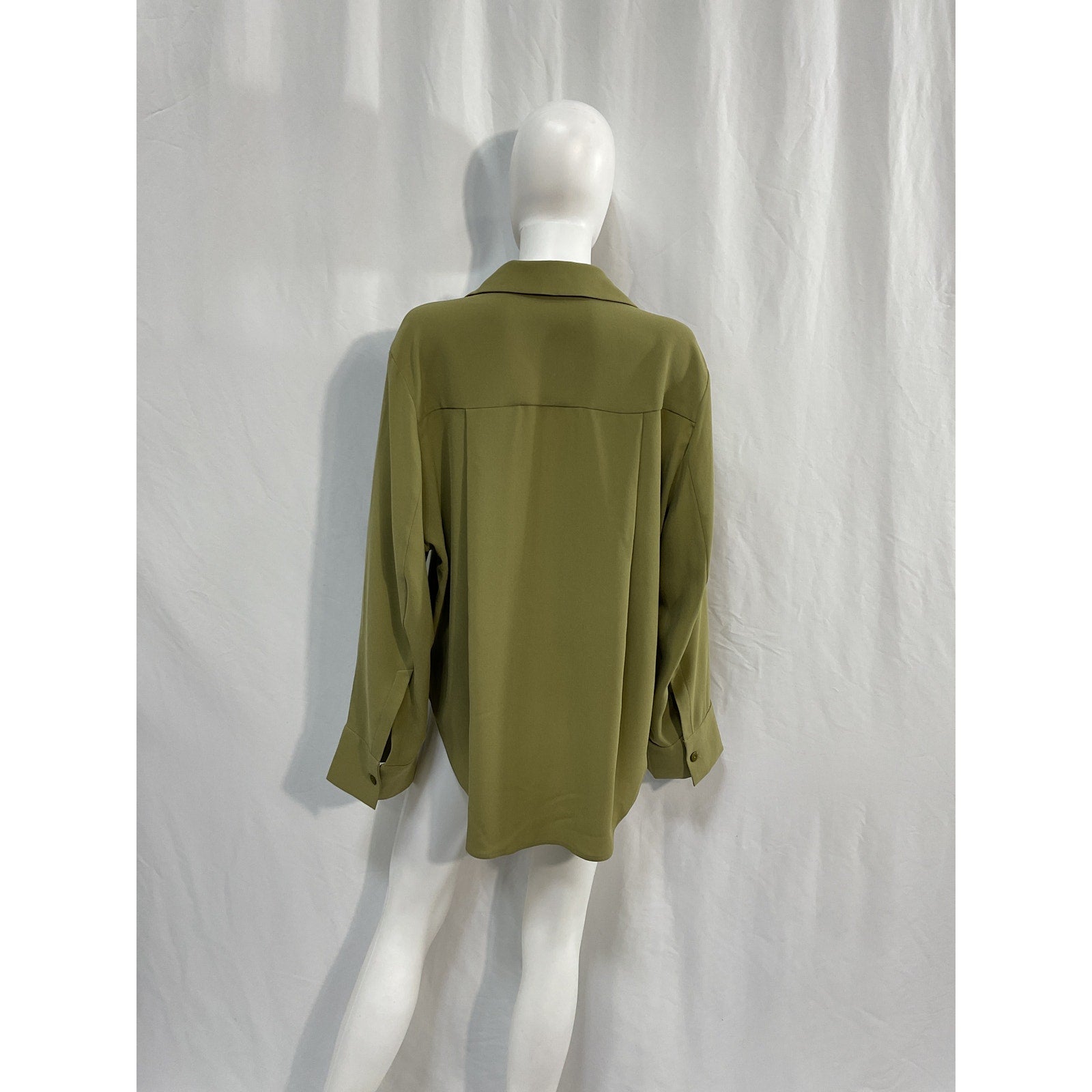 Aeron 'Amaro' Green Georgette Georgette Shirt Size 34