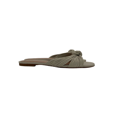House Of Harlow 1960 x Revolve 'Billie' Beige Leather Flat Size 7.5