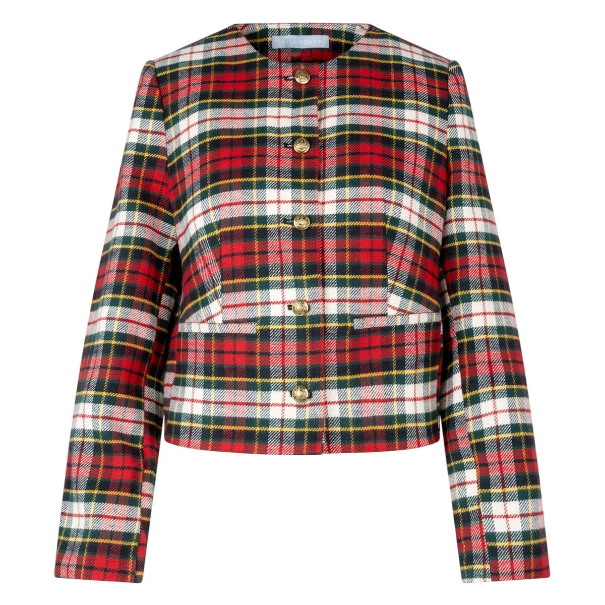Hill House Home Tartan Multicolor Virginia Jacket Size M